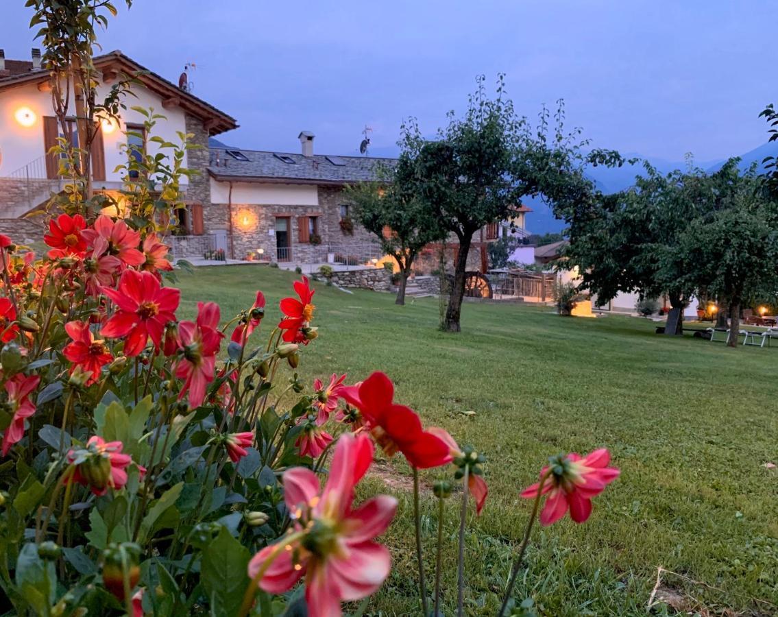 Villa La Volta - Molino Maufet Mühle - Patio on the garden Colico Esterno foto