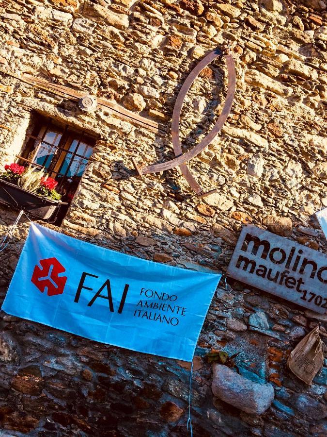 Villa La Volta - Molino Maufet Mühle - Patio on the garden Colico Esterno foto